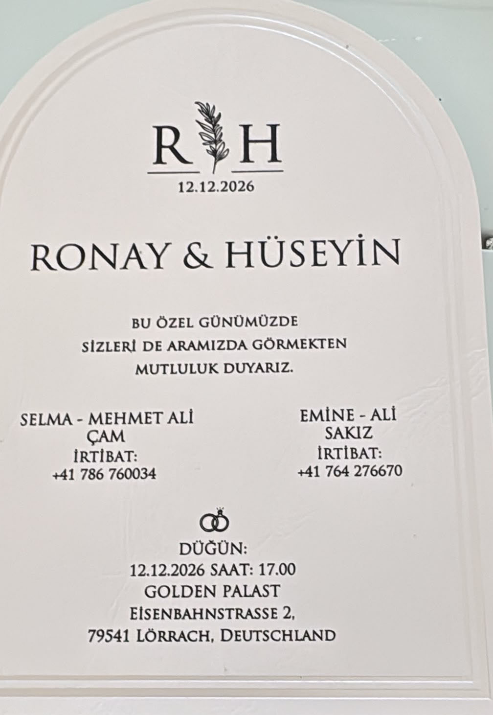 Ali sakiz dügünü